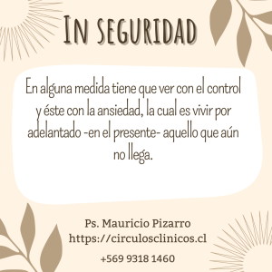 Inseguridad como oportunidad